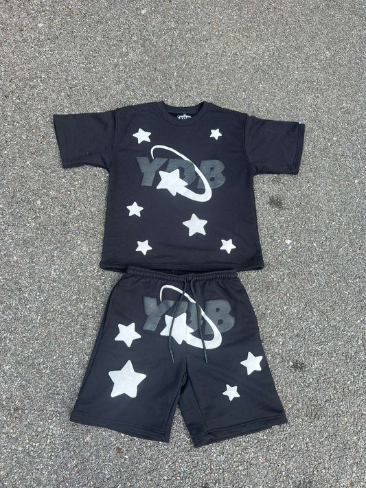 YDB “shooting star” t-shirt/short sets